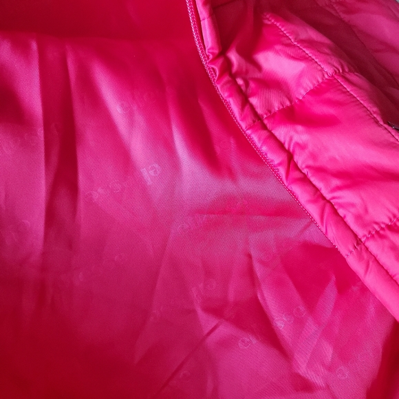 Ellesse lightweight puffer Jacket with Knitted sleeves Red - Picture 7 of 9